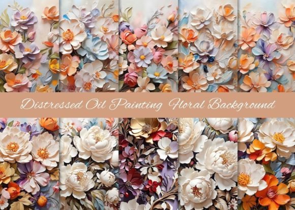 20 Oil Painting Floral Backgrounds: Elevate Your Creative Projects