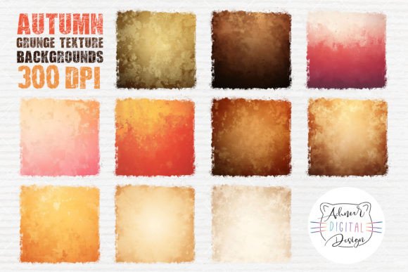 Autumn Grunge Texture Backgrounds: Infusing Vintage Charm