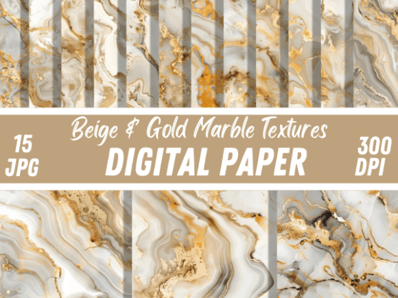 Beige & Gold Marble Paper Backgrounds: Elevating Your Designs