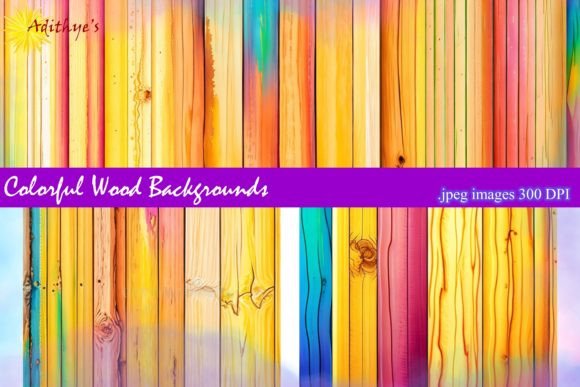 Colorful Wood Backgrounds: Vibrant Textures for Modern Design