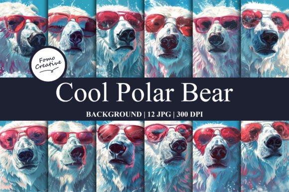 Cool Polar Bear Backgrounds: Instant Arctic Charm for Digital Creators
