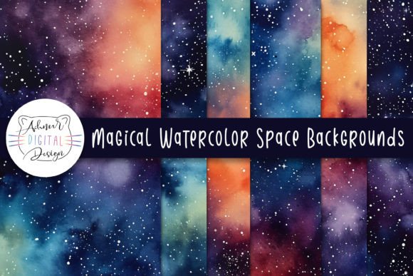 Designing Beyond the Stars: Watercolor Cosmos for Your Brand