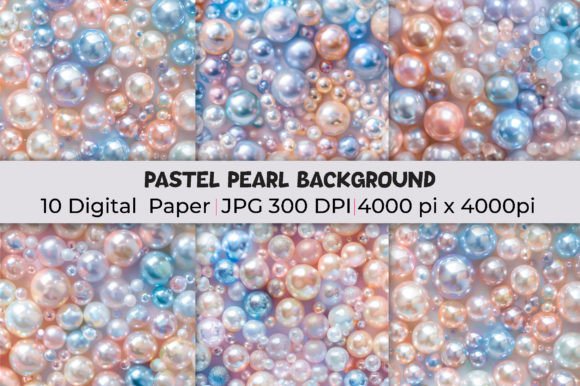 Elevate Your Aesthetic with Pastel Pearls Backgrounds