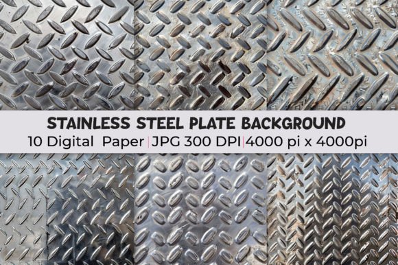 Elevate Your Projects with Stainless Steel Plate Backgrounds