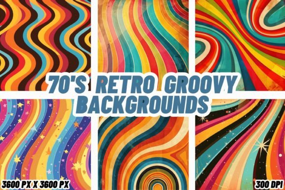 Embrace the Vibe: A Designer's Guide to 70's Retro Groovy Backgrounds