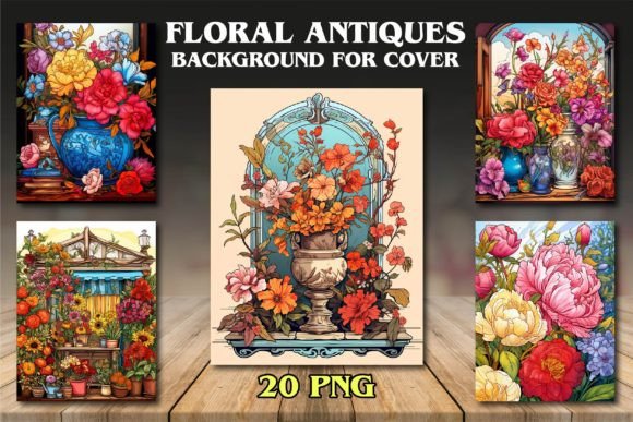 Floral Antiques Backgrounds: Timeless Design for Modern Projects