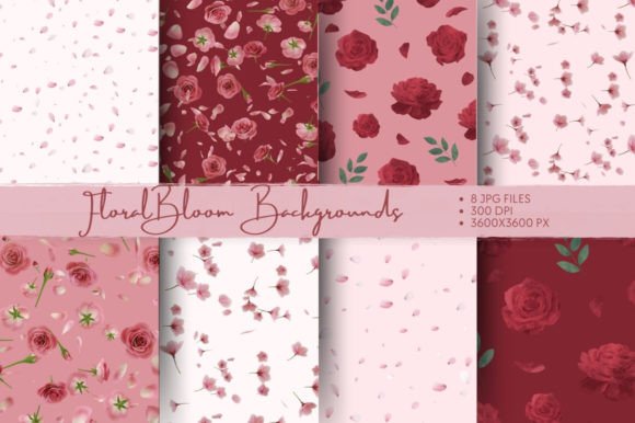 FloralBloom Backgrounds: Your Source for Vibrant Floral Design Assets