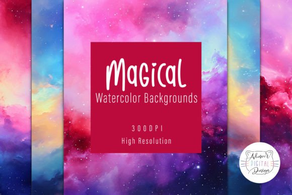 Magical Watercolor Backgrounds: Elevate Your Digital Projects