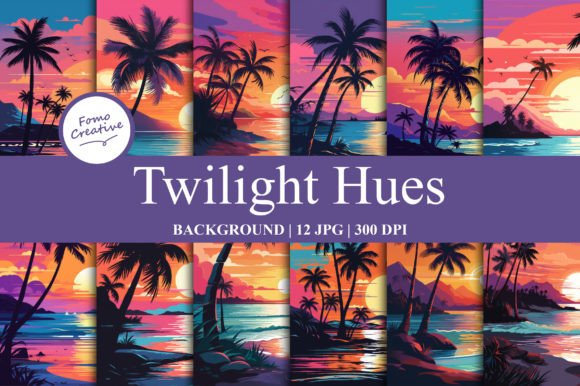 Twilight Hues Backgrounds: Elevate Your Digital Designs
