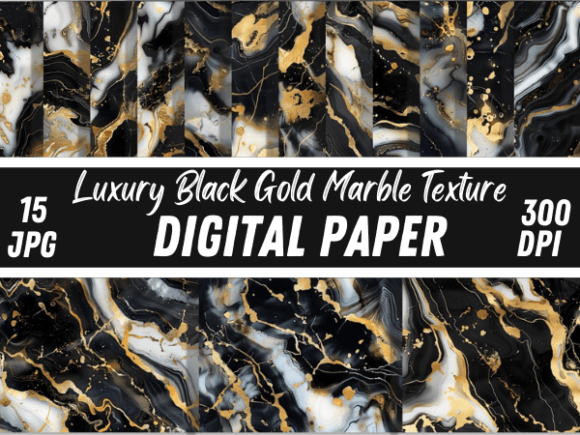 Unveiling the Allure of Luxury Black Gold Marble Backgrounds